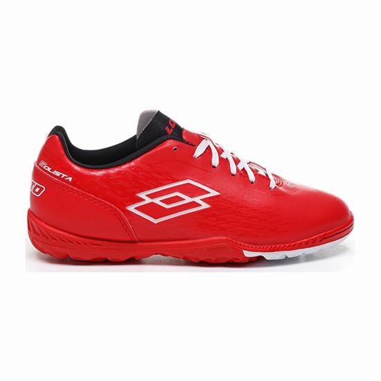 Red Lotto Solista 700 Tf Jr Kids' Soccer Shoes | Lotto-71160
